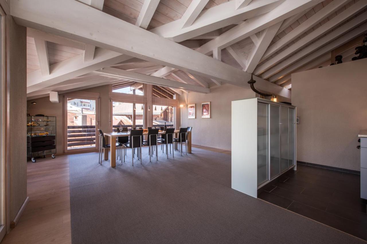 Chalet Schneehoren Penthouse Wengen Dış mekan fotoğraf