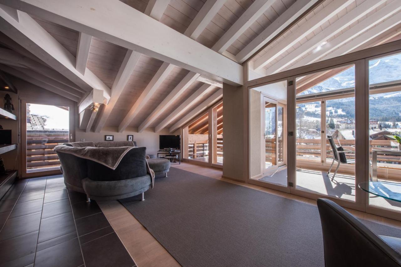 Chalet Schneehoren Penthouse Wengen Dış mekan fotoğraf