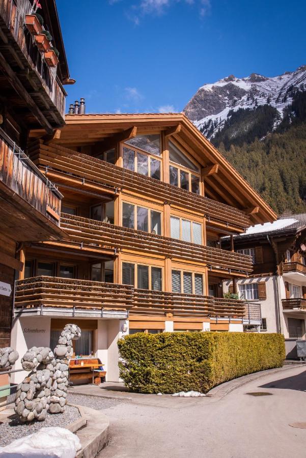 Chalet Schneehoren Penthouse Wengen Dış mekan fotoğraf